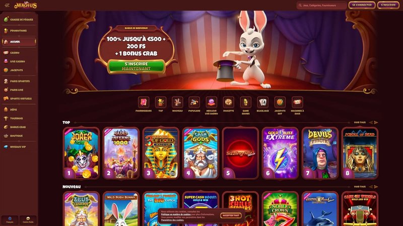Découvrez les Meilleures Offres de Magius Casino pour les Joueurs Français