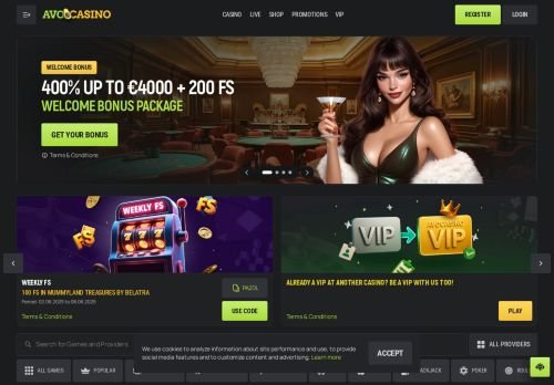 Explore the Exciting World of Avocasino Casino Slots and Bonuses